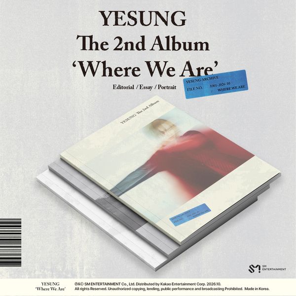 [Ktown4u特典赠送] YESUNG - 正规2辑 [Where We Are] (Photobook Ver.) (Random Ver.)