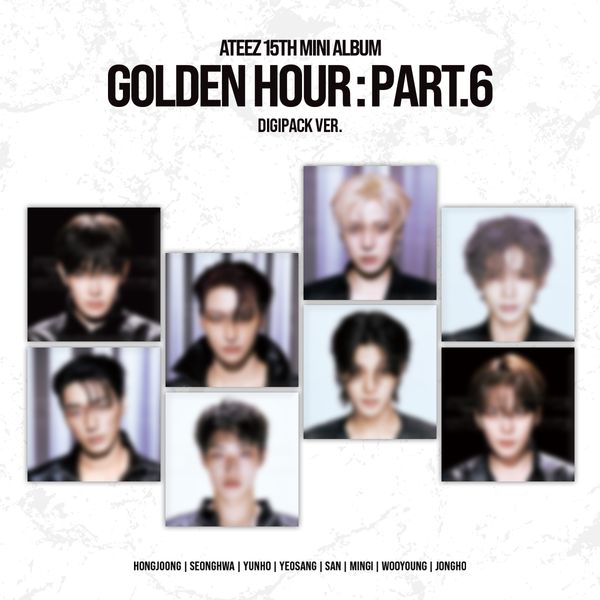 8CD セット] ATEEZ - ミニアルバム15集 [GOLDEN HOUR : Part.6