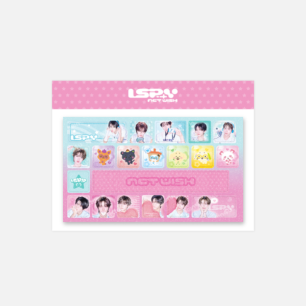 NCT WISH - [4th Mini Album [I SPY] POP UP [WISH LAND] MD] KEYBOARD STICKER