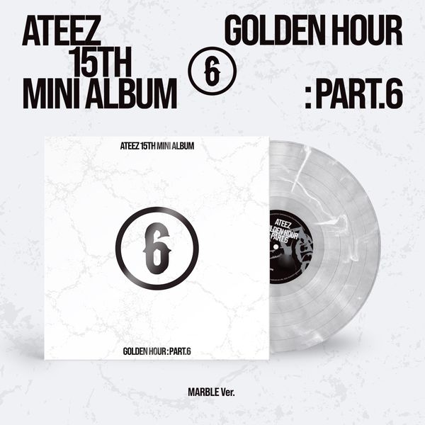 ATEEZ - ミニアルバム15集 [GOLDEN HOUR : Part.6] (MARBLE Ver.) (LP)