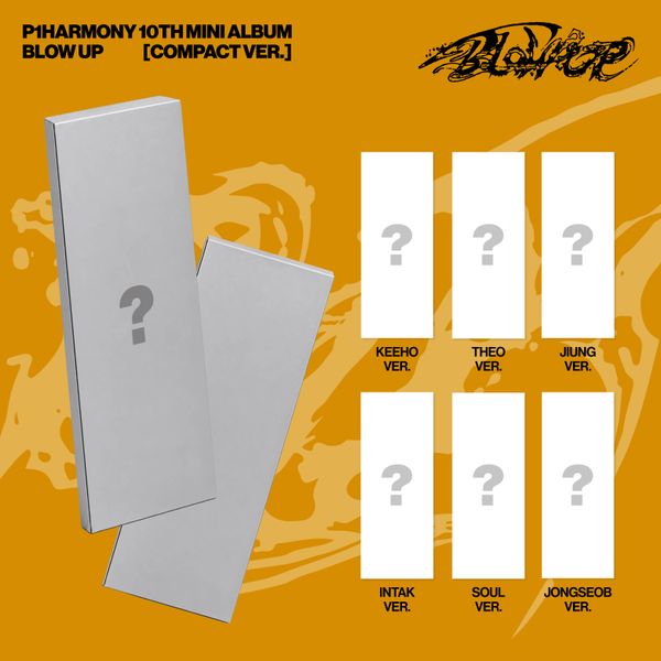 [6CD 세트상품] 피원하모니 (P1Harmony) - 10th Mini Album [BLOW UP] (Compact Ver.)