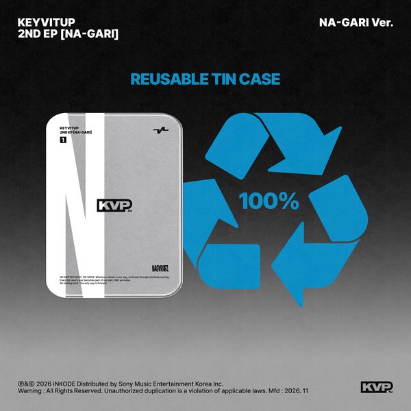 KEYVITUP - EP 专辑 2辑 [NA-GARI] (NA-GARI Ver.)