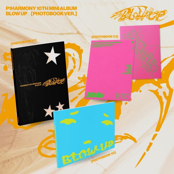 [Ktown4u特典赠送] P1Harmony - 10th Mini Album [BLOW UP] (Photobook Ver.) (Random Ver.)