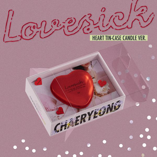 [FANS SHOP Gift] CHAERYEONG - 1st Mini Album [Lovesick] (HEART TIN-CASE CANDLE Ver.)
