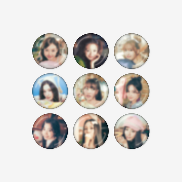 TWICE - [11TH ANNIVERSARY POP-UP [TWICE THE THRILL] MD] SECRET CAN BADGE (RANDOM1 out of 9)