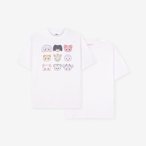 TWICE - [11TH ANNIVERSARY POP-UP [TWICE THE THRILL] MD] T-SHIRT (White) (Size L)